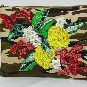 Clutch Antica Santoria. Hand made. Made in Italy .